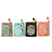 Load image into Gallery viewer, Lemon Lavender In the Clear 7-Piece Reusable Makeup Removing Towel Rounds