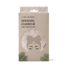 Load image into Gallery viewer, Lemon Lavender Snooze Control Satin Sleep Bonnet