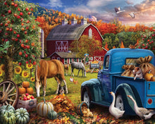 Load image into Gallery viewer, White Mountain Maplewood Farm in Fall 1000 Piece Jigsaw Puzzle