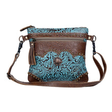 Load image into Gallery viewer, Myra Bag Azure Aesthetic Leather Bag