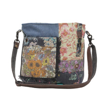 Load image into Gallery viewer, Myra Bag Le Fleur Blu Shoulder Crossbody Bag