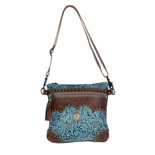 Load image into Gallery viewer, Myra Bag Azure Aesthetic Leather Bag