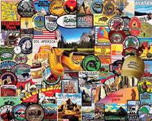 Load image into Gallery viewer, White Mountain National Park Badges 1000 Piece Jigsaw Puzzle