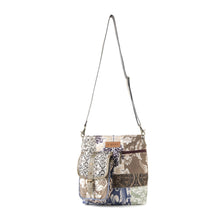 Load image into Gallery viewer, Myra Bag Mossbloom Olive Patchwork Crossbody Bag