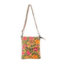 Load image into Gallery viewer, Myra Bag Peony Gold Rosé Carnival Crossbody Bag