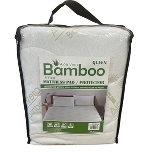 Bamboo Aloe Vera Hypoallergenic Mattress Pad