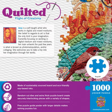 Load image into Gallery viewer, Quilted Flight of Creativity 1000 Piece Quilted Puzzle