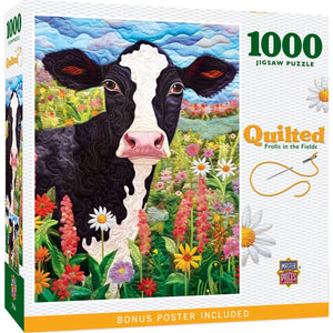 Quilted Frolic in the Fields 1000 Piece Quilted Puzzle