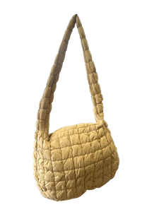 Quilted Puffer Tote Bag