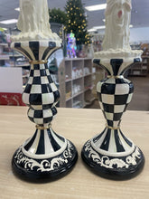 Load image into Gallery viewer, MacKenzie-Childs Set of 2 Haunted House Spooky Illuminated Candles