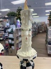 Load image into Gallery viewer, MacKenzie-Childs Set of 2 Haunted House Spooky Illuminated Candles