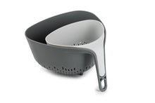 Load image into Gallery viewer, Set of 2 Easy Pour Nested Colanders