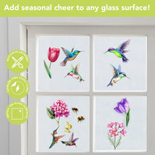 Load image into Gallery viewer, Briarwood Lane Springtime Hummingbirds Window Clings