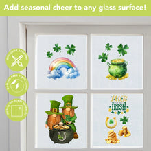 Load image into Gallery viewer, Briarwood Lane St. Patrick's Day Irish Gnomes Window Clings