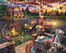 Load image into Gallery viewer, White Mountain Summer Evening 500 Piece Jigsaw Puzzle