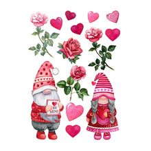 Load image into Gallery viewer, Briarwood Lane Valentines Gnomes Window Clings