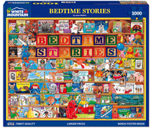 Load image into Gallery viewer, White Mountain Bedtime Stories 1000 Piece Jigsaw Puzzle