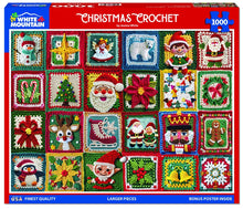 Load image into Gallery viewer, White Mountain Christmas Crochet 1000 Piece Jigsaw Puzzle