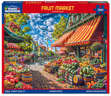 Load image into Gallery viewer, White Mountain Fruit Market 500 Piece Jigsaw Puzzle