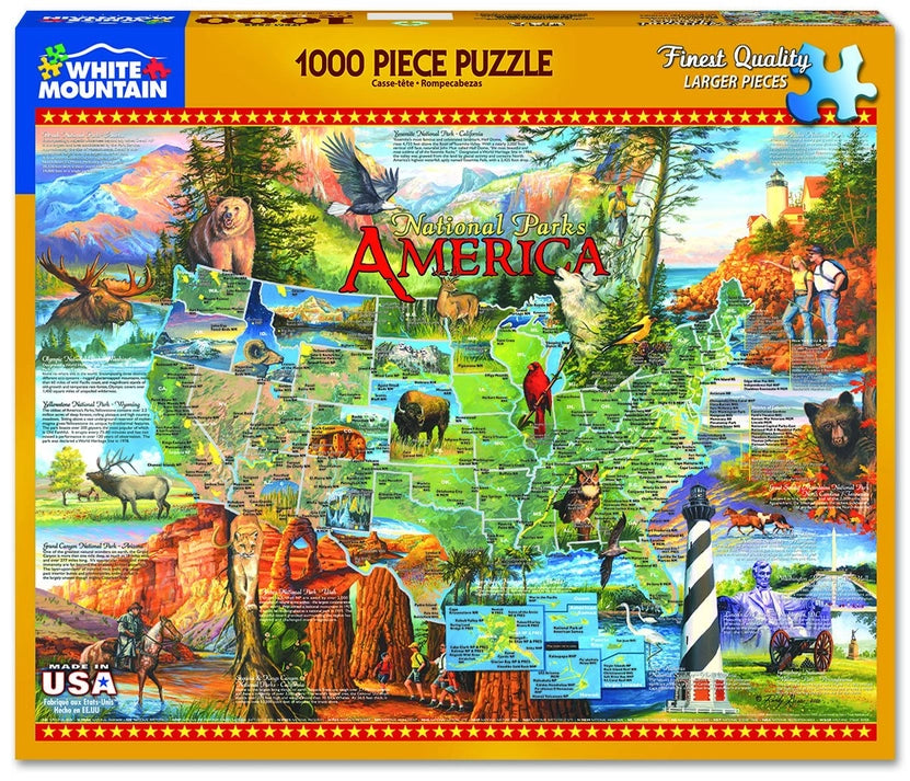 White Mountain National Parks of America 1000 Piece Jigsaw Puzzle