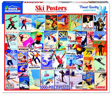 Load image into Gallery viewer, White Mountain Ski Posters 1000 Piece Jigsaw Puzzle