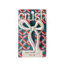 Load image into Gallery viewer, Crush Christmas Bow What Fun Claw Clip