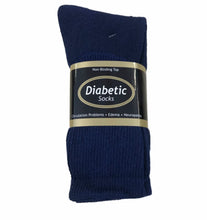 Load image into Gallery viewer, Men’s Non-Binding Diabetic Socks (3 Pairs)