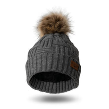 Load image into Gallery viewer, Britt&#39;s Knits Plush Lined Knit Pom Hat