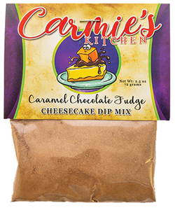 Carmie's Kitchen Caramel Chocolate Fudge Cheesecake Dip Mix