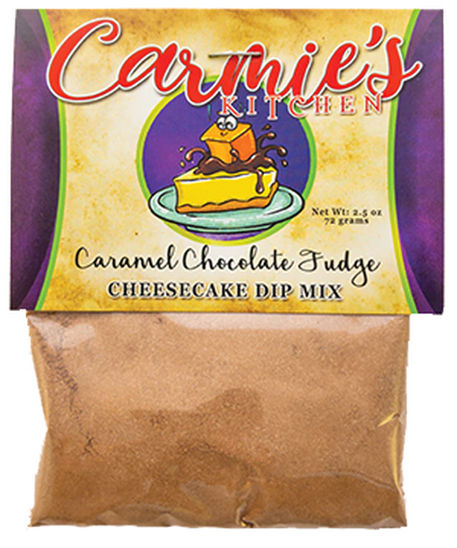 Carmie's Kitchen Caramel Chocolate Fudge Cheesecake Dip Mix