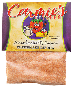 Carmie's Kitchen Strawberries N' Cream Cheesecake Dip Mix