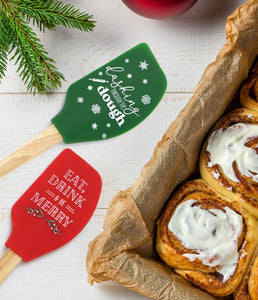 Krumbs Kitchen Farmhouse Holiday Silicone Spatulas