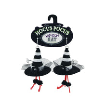 Load image into Gallery viewer, Hocus Pocus Witch Hat Earrings