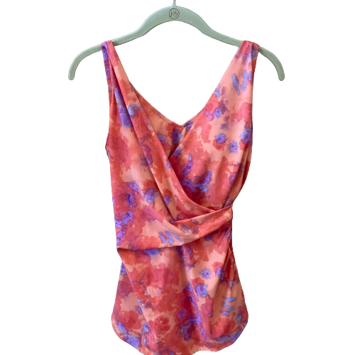 Denim & Co. Beach V-Neck Surplice Swim Dress – Outlet Express