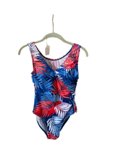 Load image into Gallery viewer, Denim &amp; Co. Beach V-Neck Wrap Front One-Piece