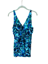 Load image into Gallery viewer, Denim &amp; Co. Beach Wrap-Front Swim Dress