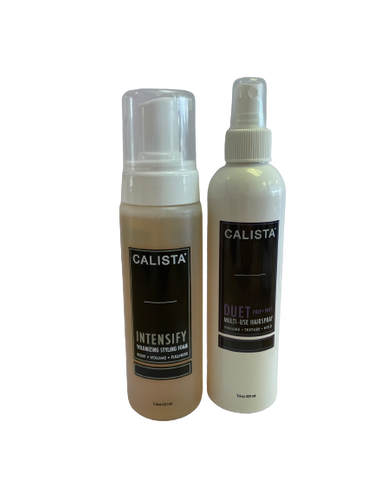 Calista Duet Prep and Post Hairspray and Intensify Styling Foam