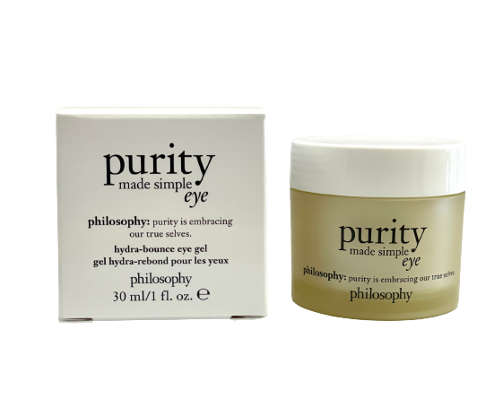philosophy super-size purity hydra bounce eye awakening gel, 1-fl oz.