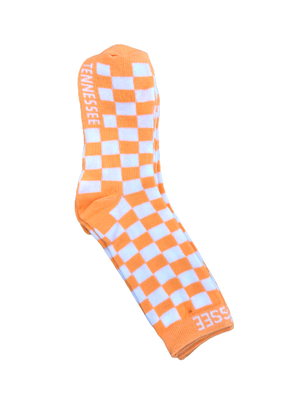 Ladies Tennessee Checkerboard Crew Socks (3 Pack)