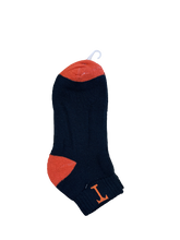 Load image into Gallery viewer, Men&#39;s Tennessee Neon &quot;T&quot; Cuff Ankle Socks (3 Pack)