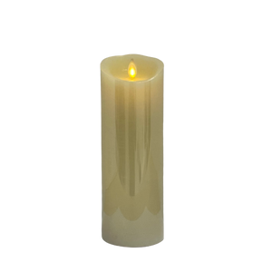 Luminara 8" Ivory Pillar Candle