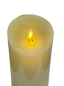 Luminara 8" Ivory Pillar Candle