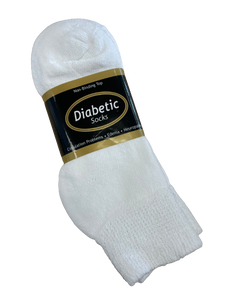 Men's Low Cut Non-Binding Diabetic Socks (3 Pairs)