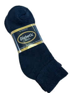 Men's Low Cut Non-Binding Diabetic Socks (3 Pairs)