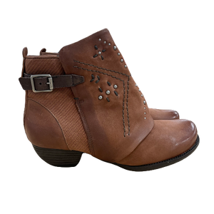 Miz Mooz Mills Studded Leather Ankle Boots