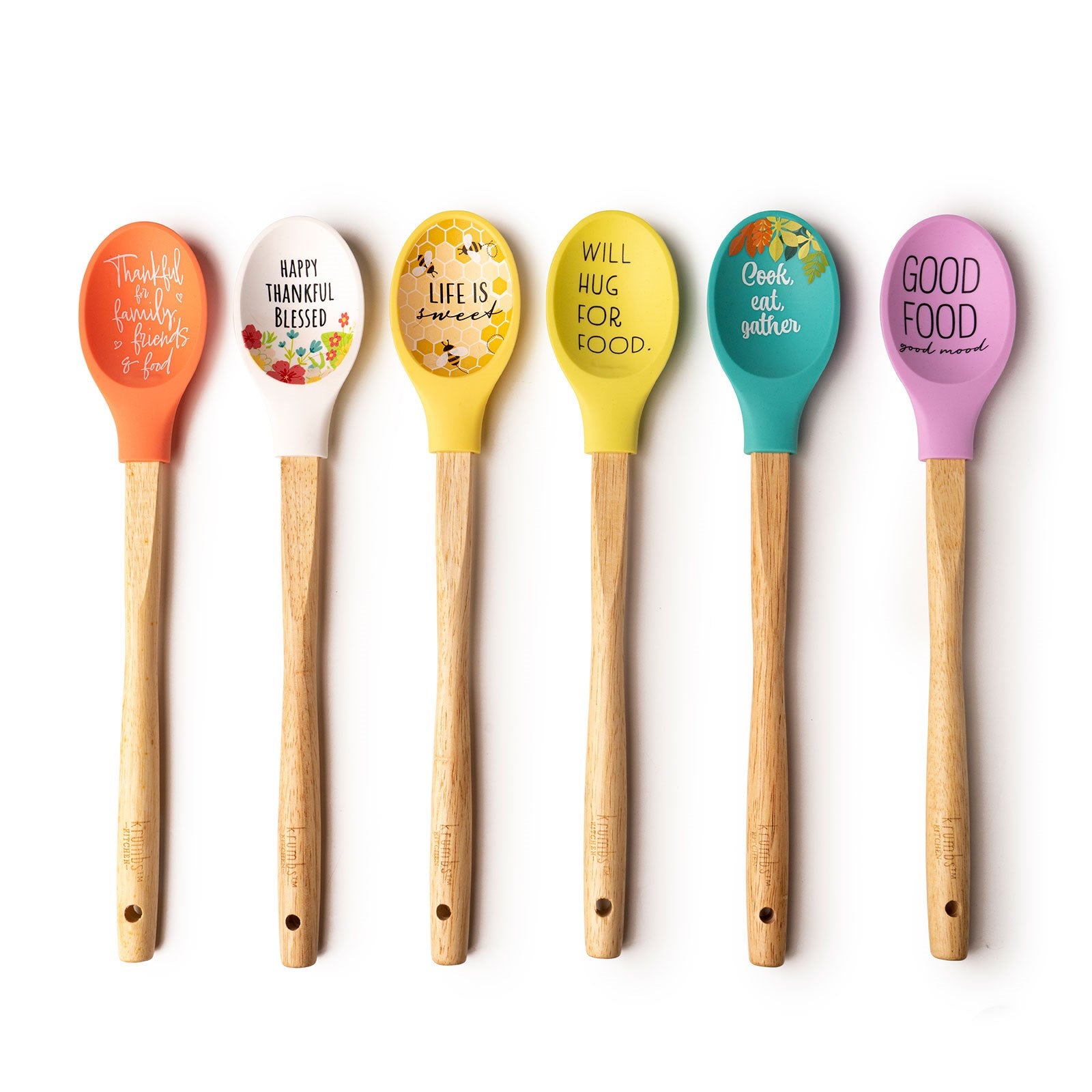 Krumbs Kitchen Designer Silicone Spoons – Outlet Express