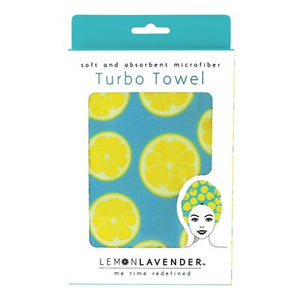 Lemon Lavender Turbo Hair Towel