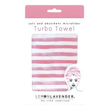 Load image into Gallery viewer, Lemon Lavender Turbo Hair Towel