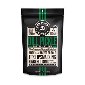 Pop Daddy Dill Pickle Seasoned Pretzels