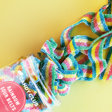 Load image into Gallery viewer, Candy Club Rainbow Sour Belts